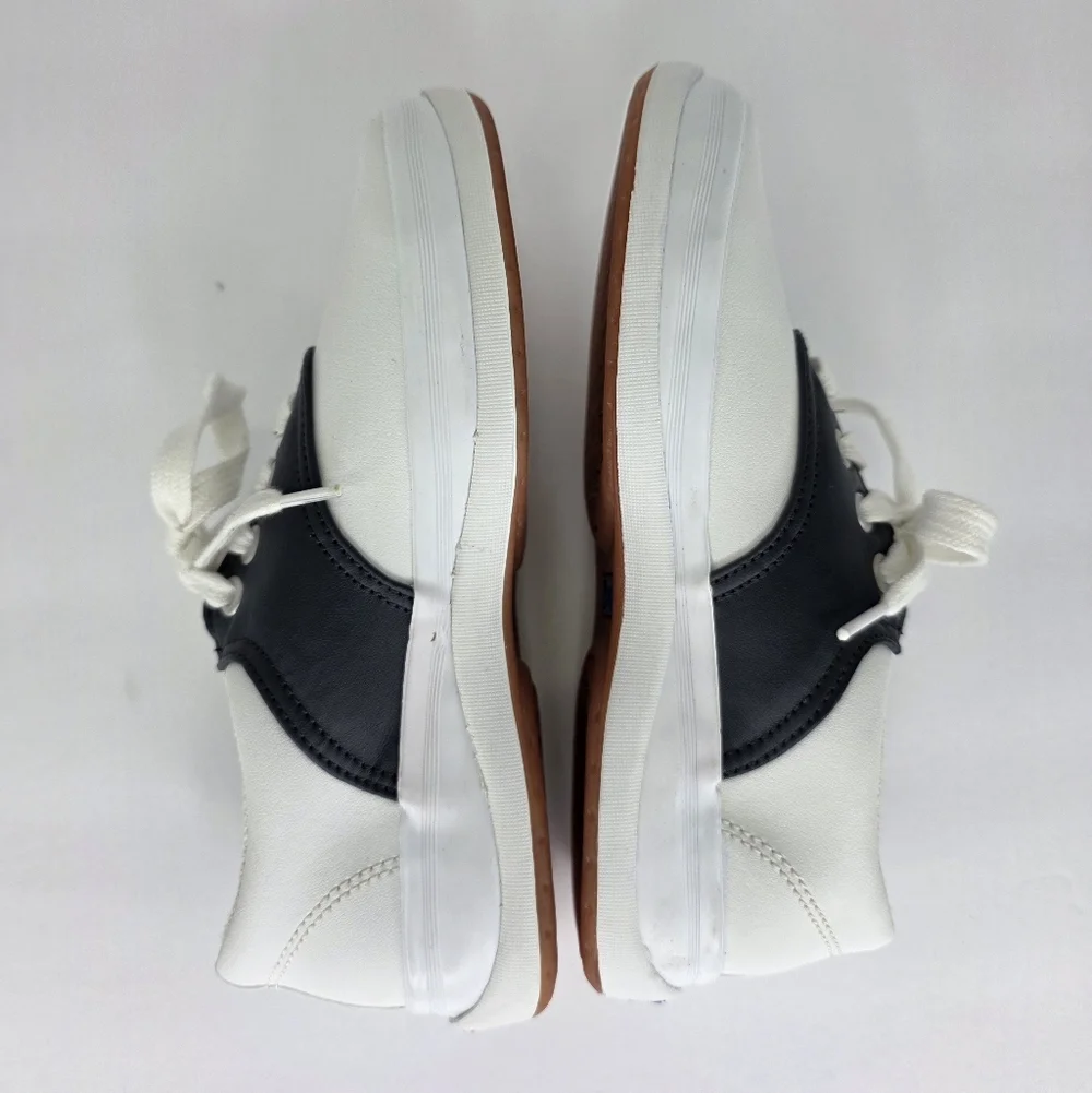 Keds Kid's School Days II Lace-up Saddle Shoe Uniform Oxford Leather Size 12.5M
